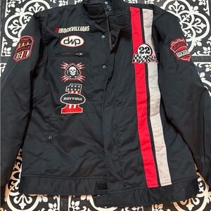 Men's Black Racing Jacket